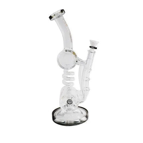 Lookah 11.7" Double Filter Curved Neck Water Pipe