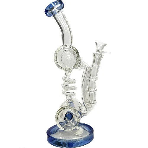 Lookah 11.7" Double Filter Curved Neck Water Pipe